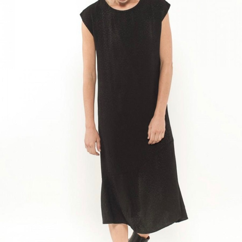 Lacausa black “orchard dress” xsmall